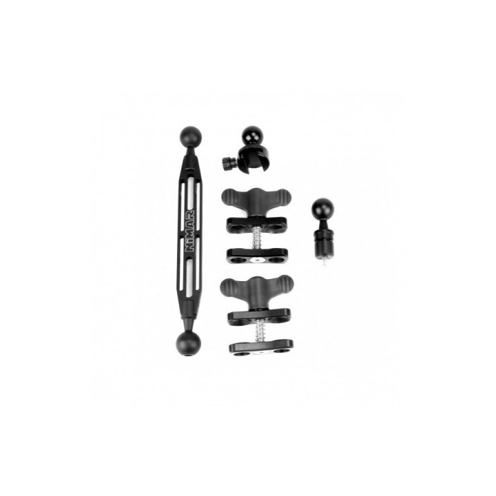 Conjunto de braço em alumínio de 40cm com extremidade do adaptador estrobo M6 Inon