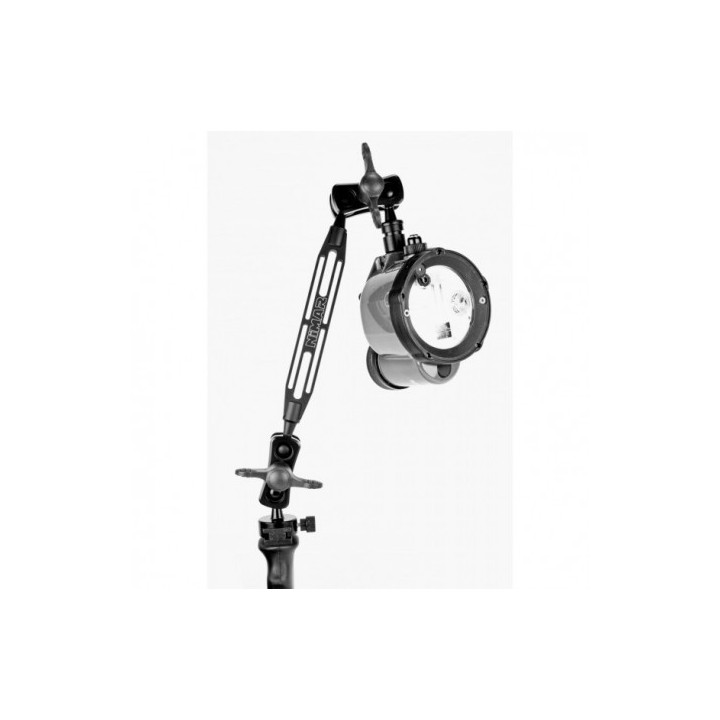 Conjunto de braço em alumínio de 40cm com extremidade do adaptador estrobo M6 Inon