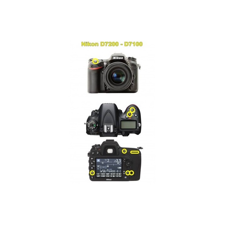Habitação de desportos aquáticos Nikon D7100-D7200
