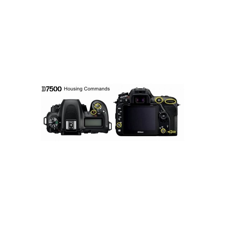 Habitação para desportos aquáticos Nikon D7500