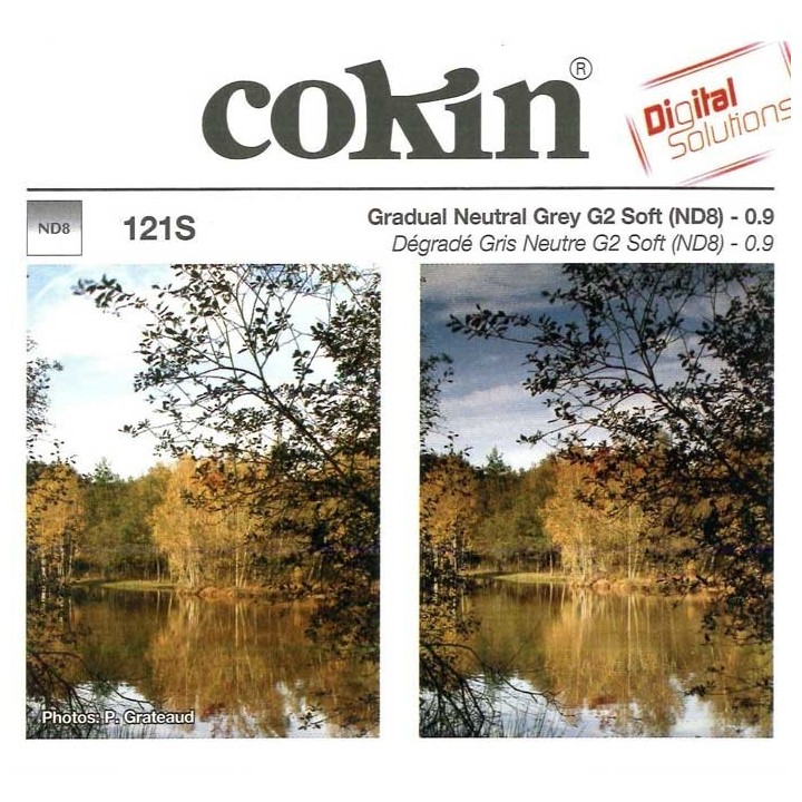Cokin Filtro Degradê ND8 Soft (3 F-stops) - A121S - S