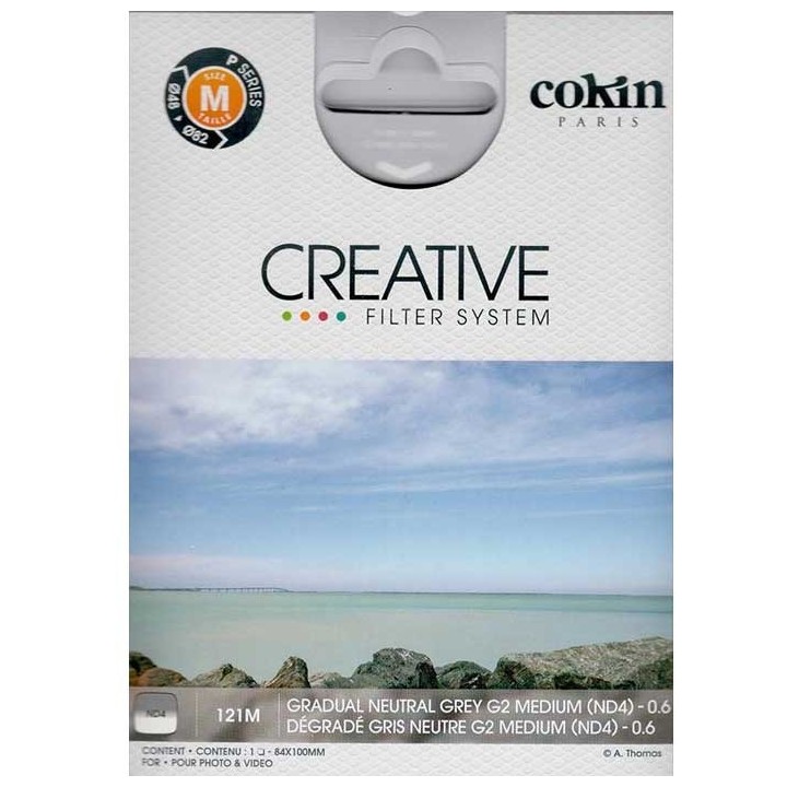 Cokin Filtro Degradê ND4 Medium (2 F-stops) - P121M - M