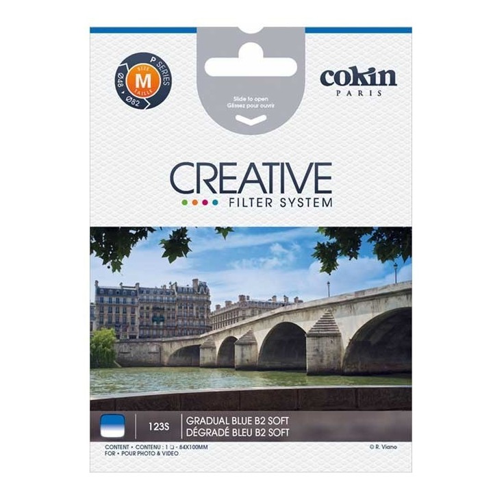 Cokin Filtro Degradê Azul 2 Soft - P123S - M
