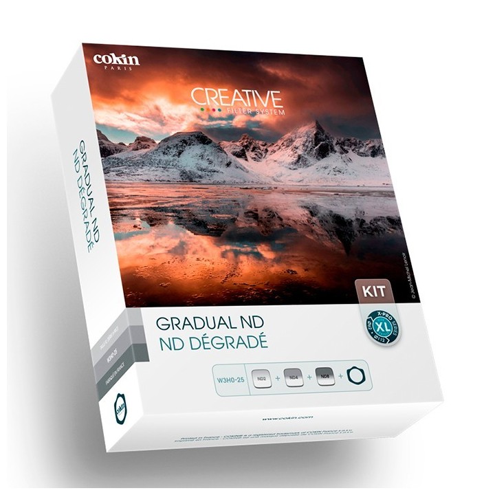 Cokin Kit Degradê ND com Porta-Filtros - W3H0-25 - XL