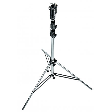 Manfrotto 10.9' Chrome Plated Steel Heavy Duty Stand w/ Leveling Leg