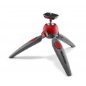 Manfrotto PIXI EVO 2-Section Mini Tripod, red, light and compact