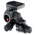 Manfrotto 410 Junior Geared Tripod Head, easy to use ergonomic knobs