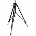 Manfrotto Black Aluminum Triaut Camera Tripod w/ Spiked Feet