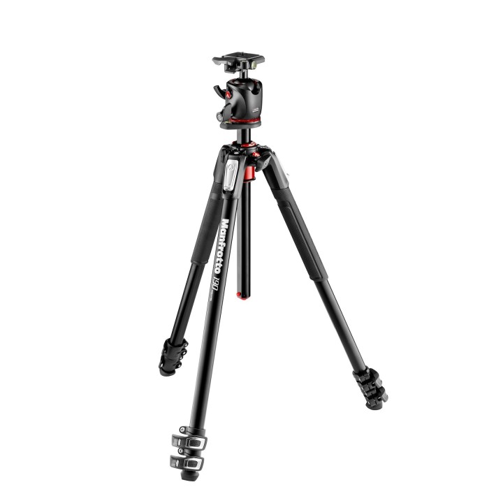 Manfrotto 190 Aluminium 3-Section Tripod and XPRO Ball Head
