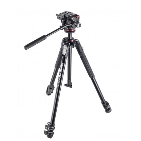 Manfrotto 190X aluminium 3-Section Tripod with XPRO Fluid Head