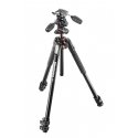 Manfrotto 190 aluminium 3-section tripod with head