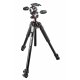 Manfrotto 055 Aluminum Three-Section Tripod with Three-Way Head