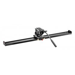 Manfrotto Slider 100cm, with 500 flat base video head