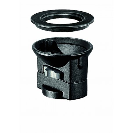 Manfrotto 325N Video Head Adapter Bowl, Connects 75mm or 100mm