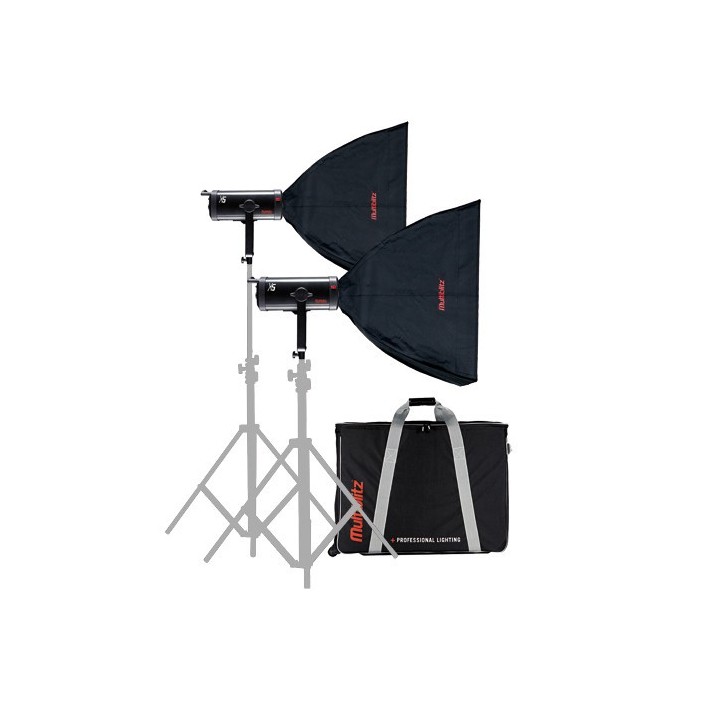Multiblitz X5 500 Ws Essential Kit+ 2 x X5 500 Ws