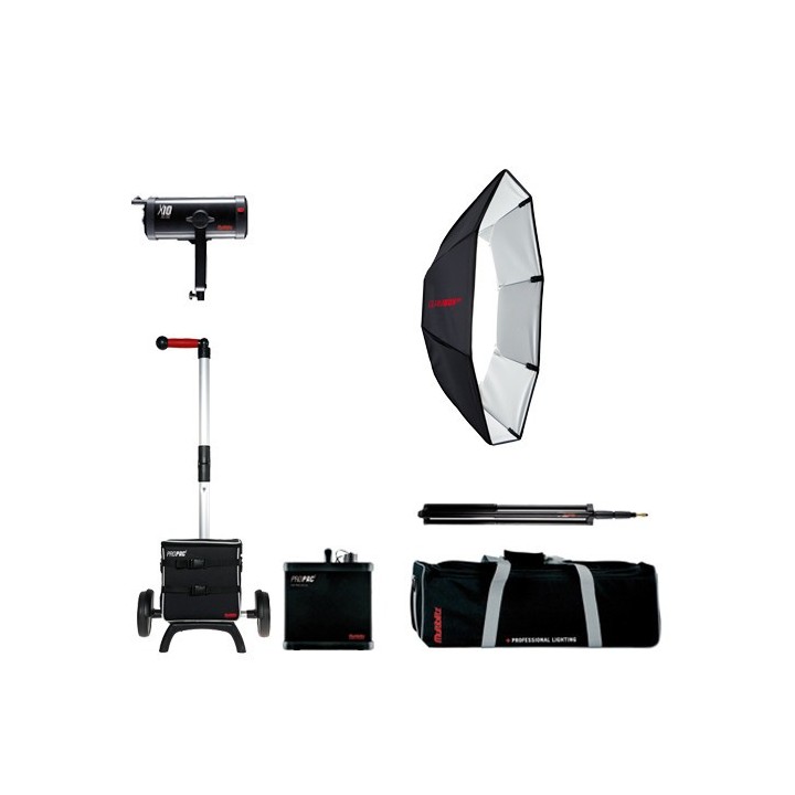 Multiblitz X10 AC/DC 1000 Ws Outdoor Kit