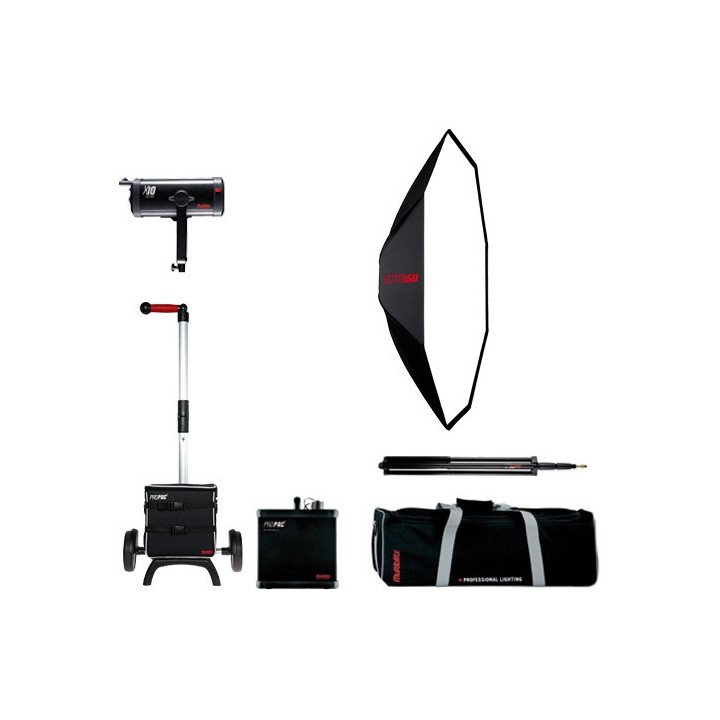 Multiblitz X10 AC/DC 1000 Ws Outdoor Kit