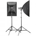 Walimex Pro Kit Flash VE-150/150 Excellence com Softboxes