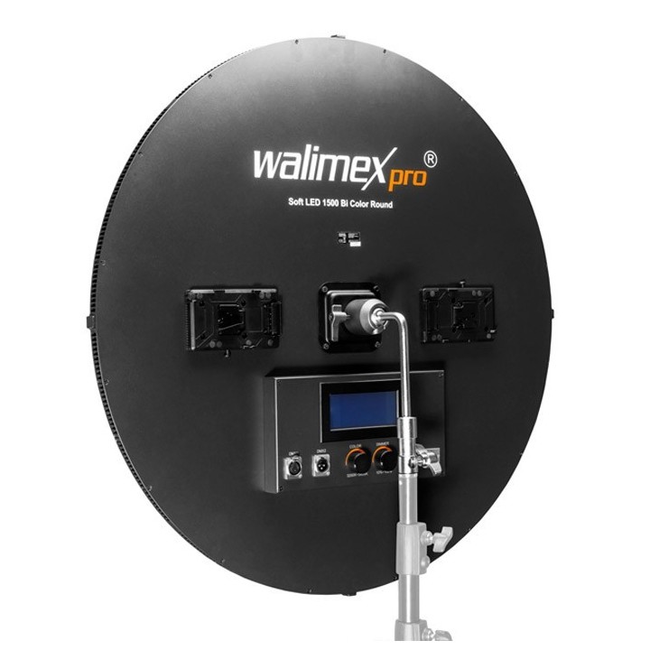 Walimex Pro Luz Vídeo LED 1500 Bi Color Round