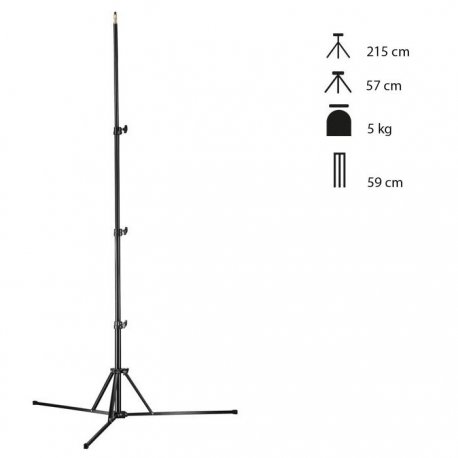 Walimex Pro Tripé Estúdio GN-806 - 215cm