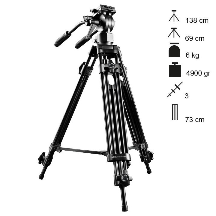 Walimex Pro Tripé Vídeo EI-9901