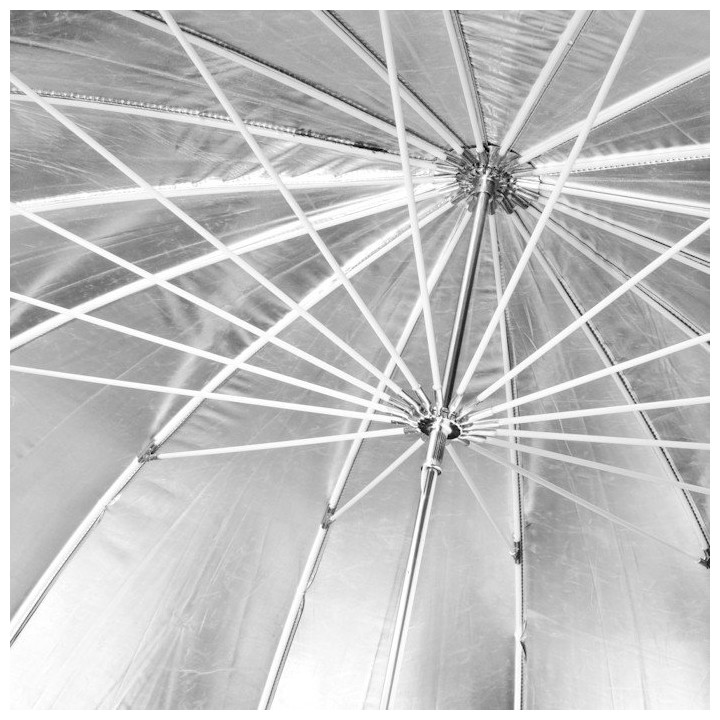 Walimex Pro Sombrinha Parabólica Reflectora Prateada - 180cm