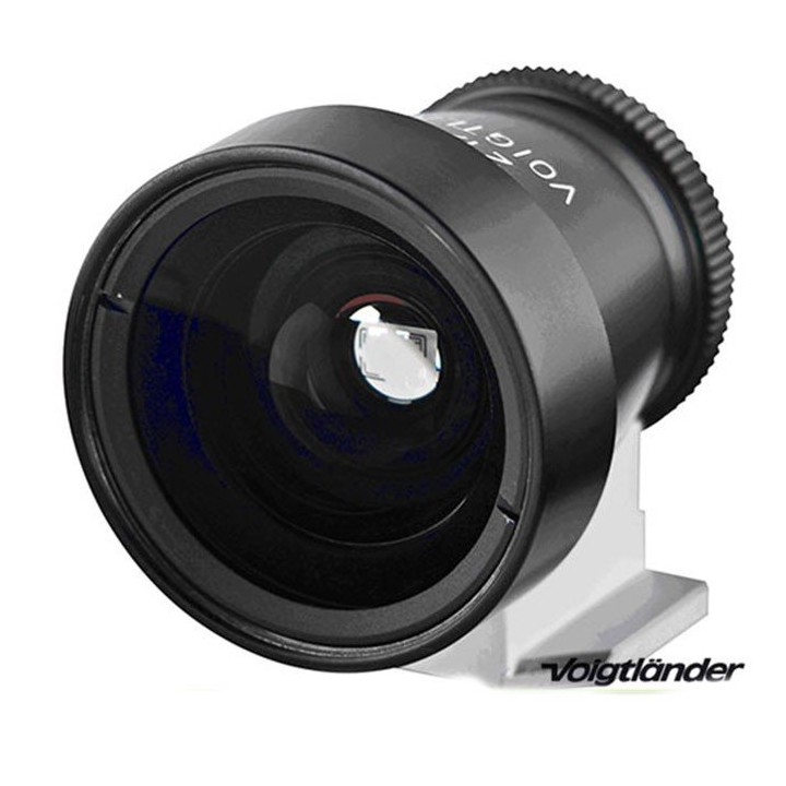 Voigtländer Viewfinder 21/25mm Metálico Preto