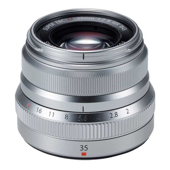 Fujifilm Fujinon XF 35mm f/2.0 R WR - Silver