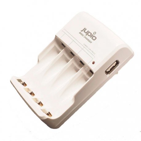 Jupio Carregador Básico - Carregador AA/AAA com USB