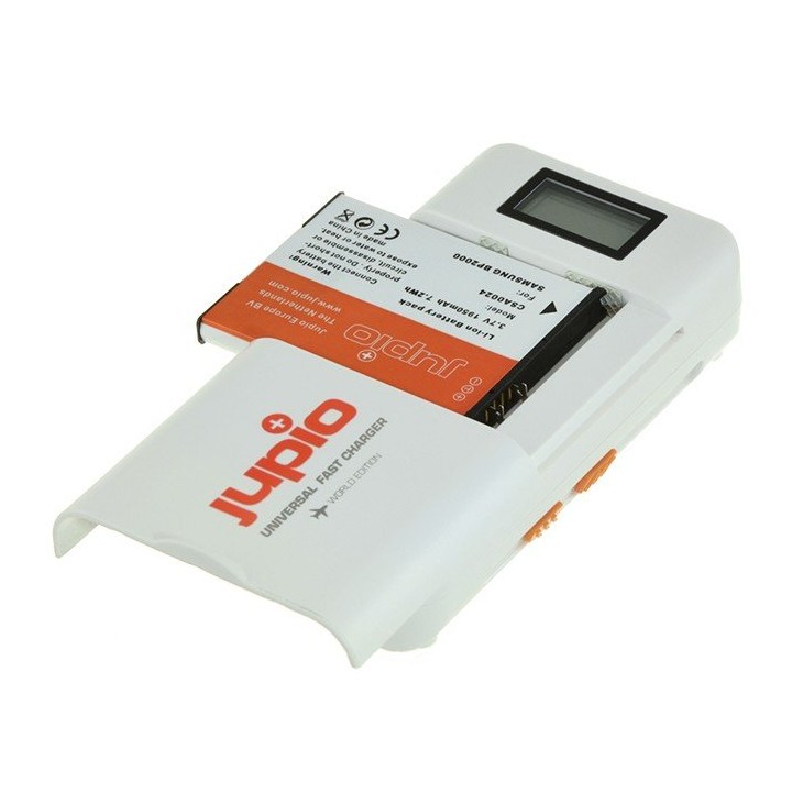 Jupio Carregador Universal Rápido com LCD - World Edition