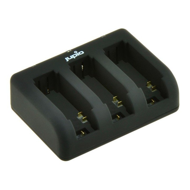 Jupio Carregador USB Triplo Compacto para GoPro Hero3 / 3+ / 4