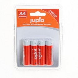 Jupio Pack 4 Pilhas Recarregáveis AA 2700mAh Maximum Power