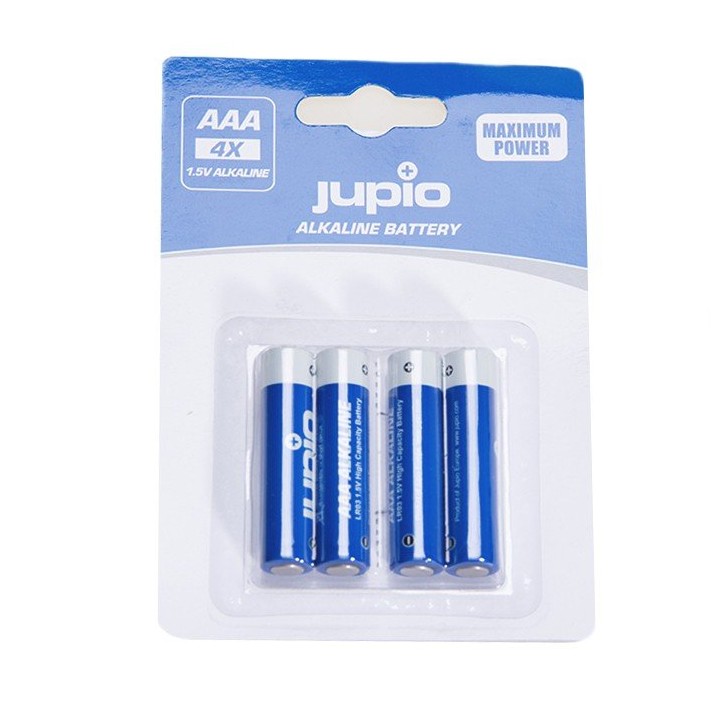 Jupio Pilha Alcalina LR03 AAA - Pack de 4