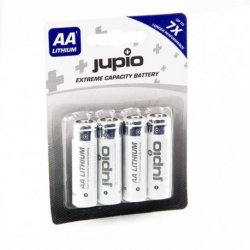 Jupio Pilha Lithium LR6 AA - Pack de 4