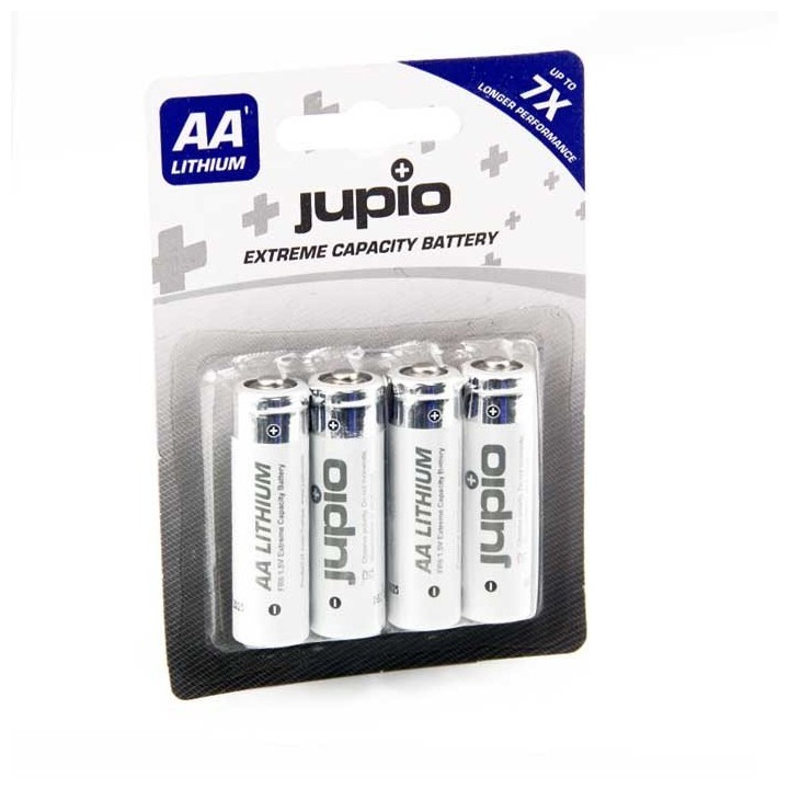 Jupio Pilha Lithium LR6 AA - Pack de 4