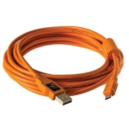 Tether Tools Cabo USB 2.0 Macho A / Micro-B 5 Pin - 4,6m