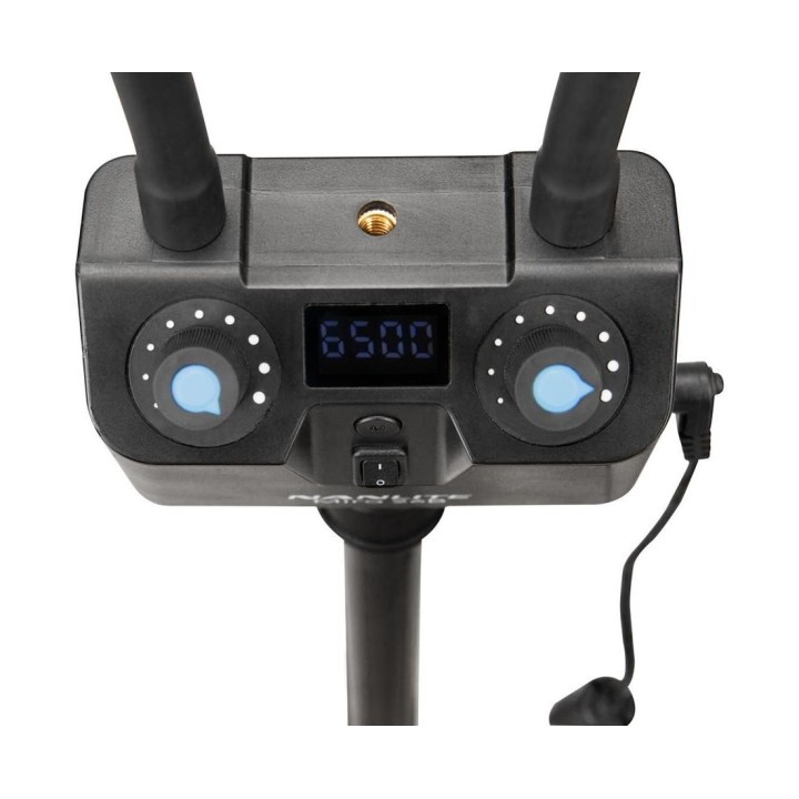NANLITE Iluminador Mira 26B Dual Flex arm Beauty Light c Usb Power e Tripé