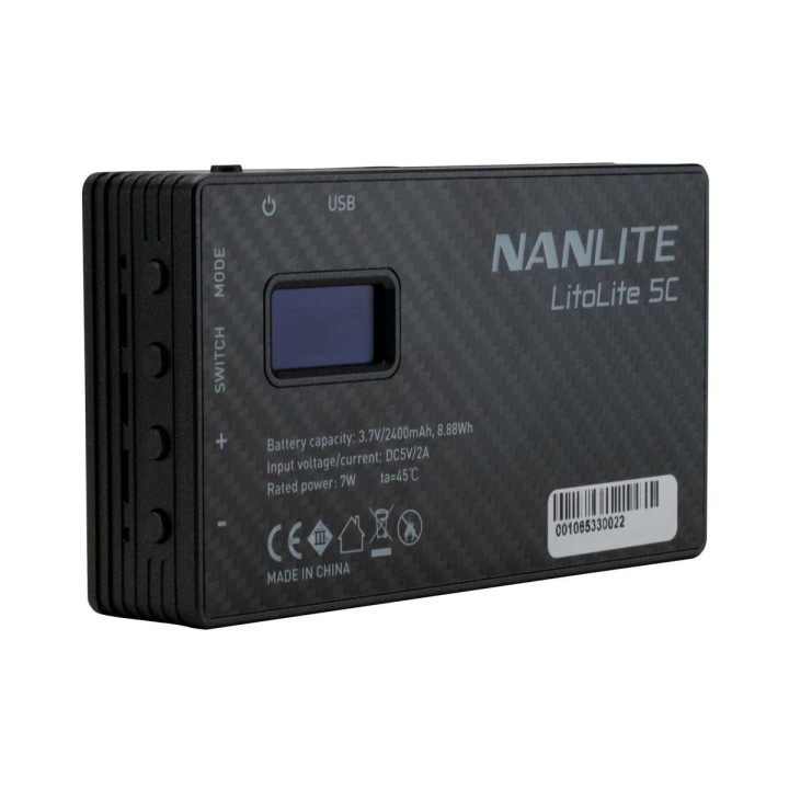 NANLITE Iluminador RGB LITOLITE 5C c/ bateria