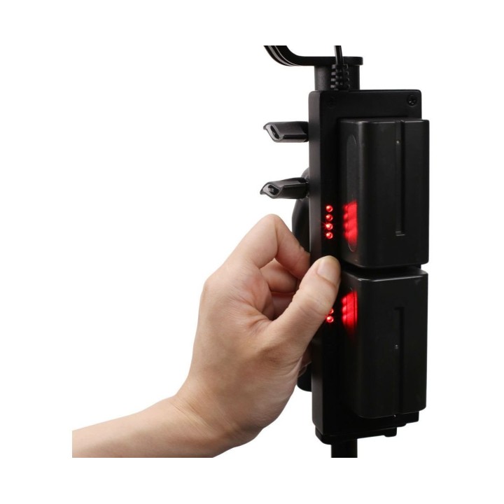 NANLITE Suporte de Bateria BH-FZ60 P/ NINJA 200 / 300 e FORZA 60