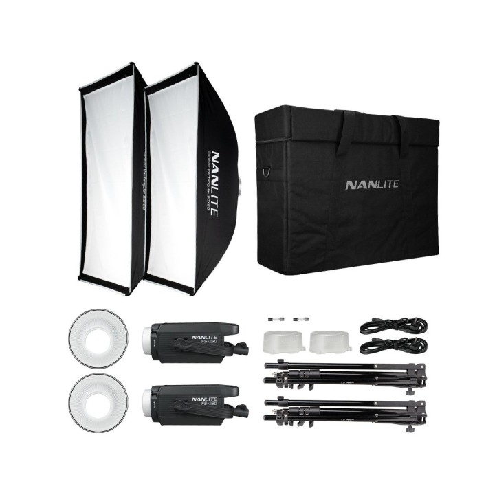 NANLITE Kit Duplo Iluminador LED FS150