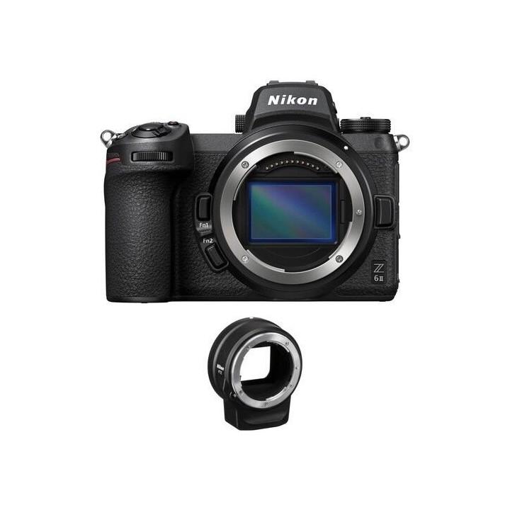 NIKON Z6 II - CORPO + ADAPTADOR DE ENCAIXE FTZ