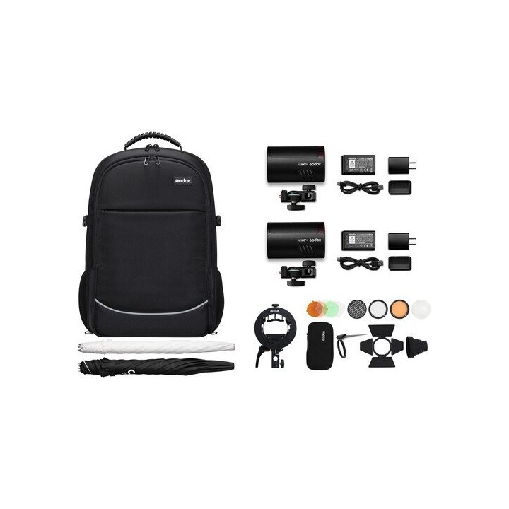 GODOX Set Duplo Flash Estúdio AD100PRO