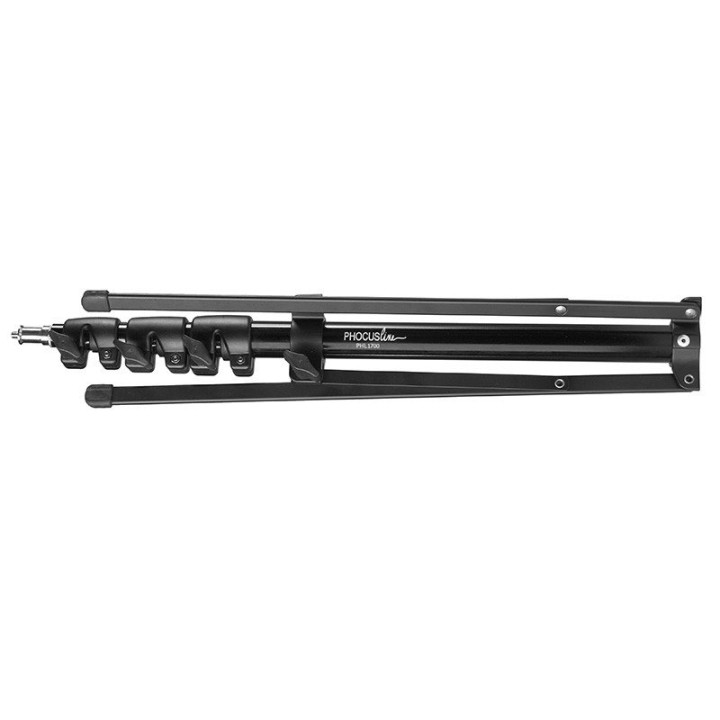 Mini suporte de viagem preto, 55-169 cm