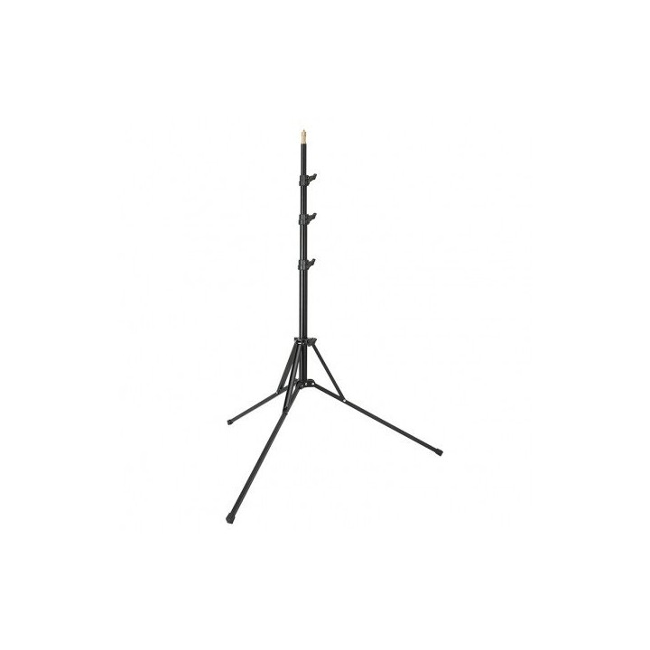 Suporte compacto de alumínio preto, 55-210 cm