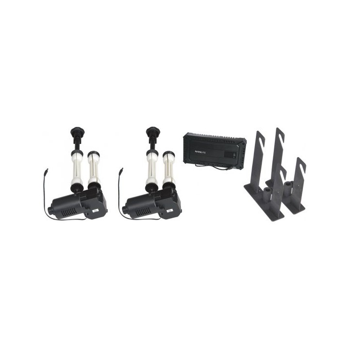 NANLITE SUPORTE ELÉTRICO P/ 2 FUNDOS C/ CONTROLO REMOTO