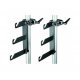 GANCHOS P/ SUPORTE DE 3 FUNDOS C/ GRAMPO E SUPERCLAMP