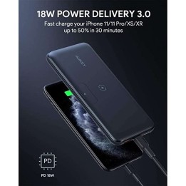 AUKEY PB-WL02 Basix carregador sem fio Power Bank 10000mAh