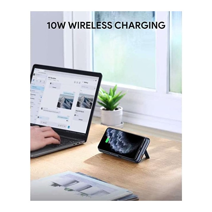 AUKEY PB-WL02 Basix carregador sem fio Power Bank 10000mAh