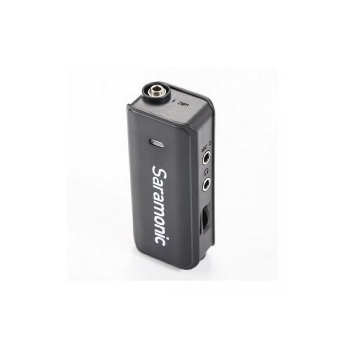 Saramonic dual audio imput lavmic p/ Dslr, gopro, smartphones