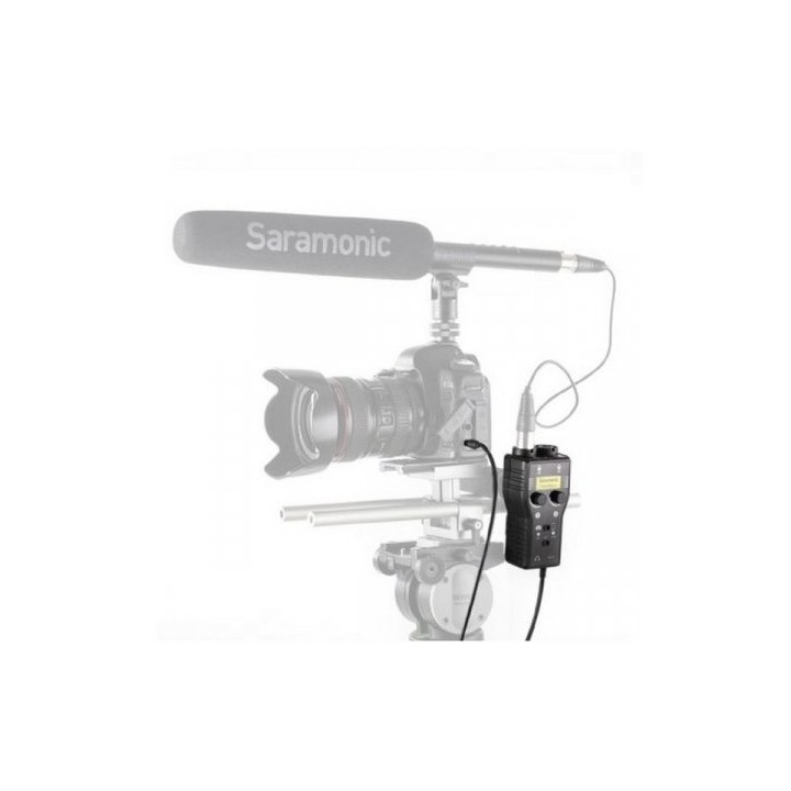 Saramonic Kit de adaptador de áudio XLR MIXMIC com microfone